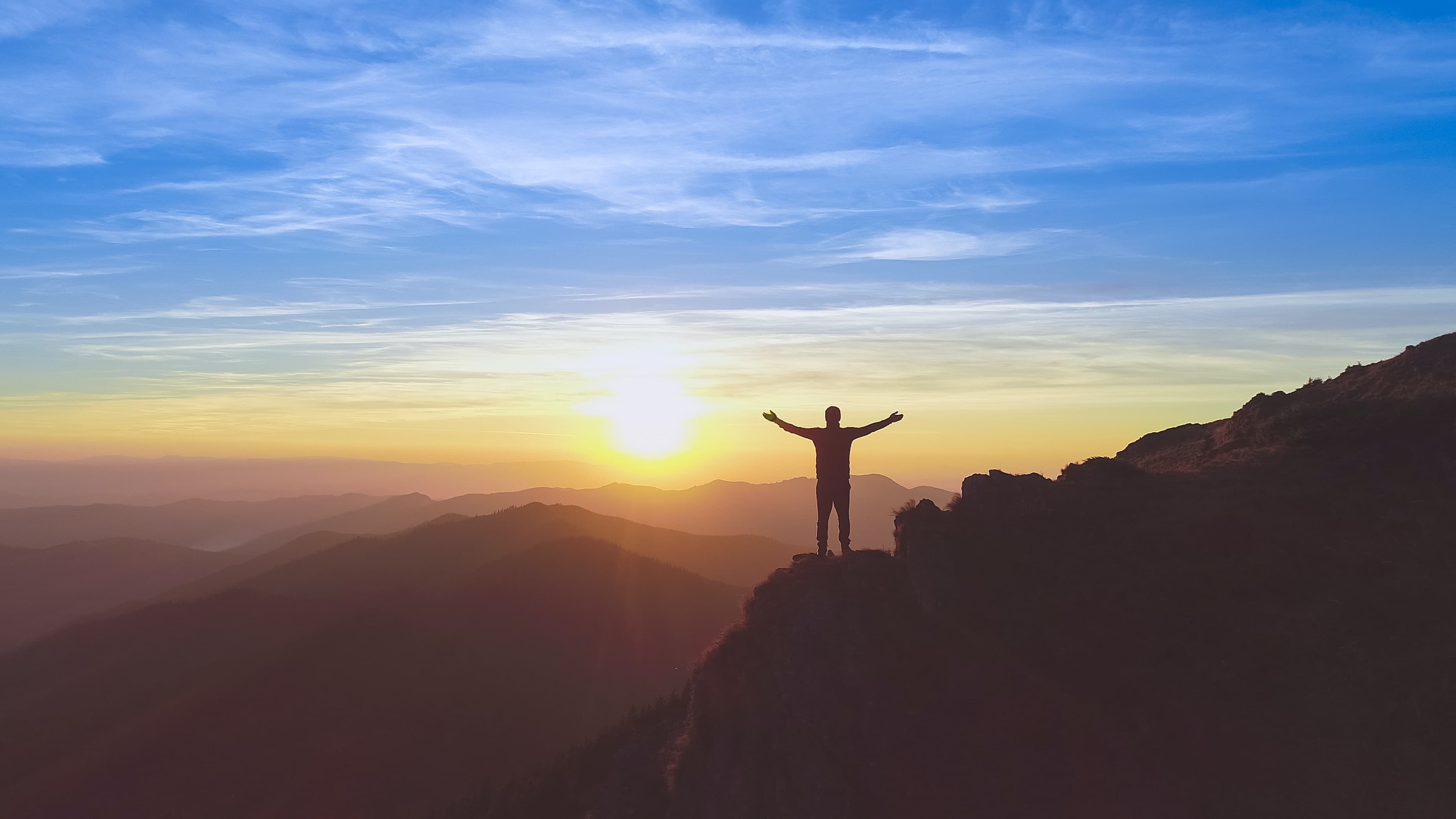 Image of a person enjoying the outdoors